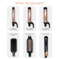SRI CurlQ 5-in-1 Curling Kit