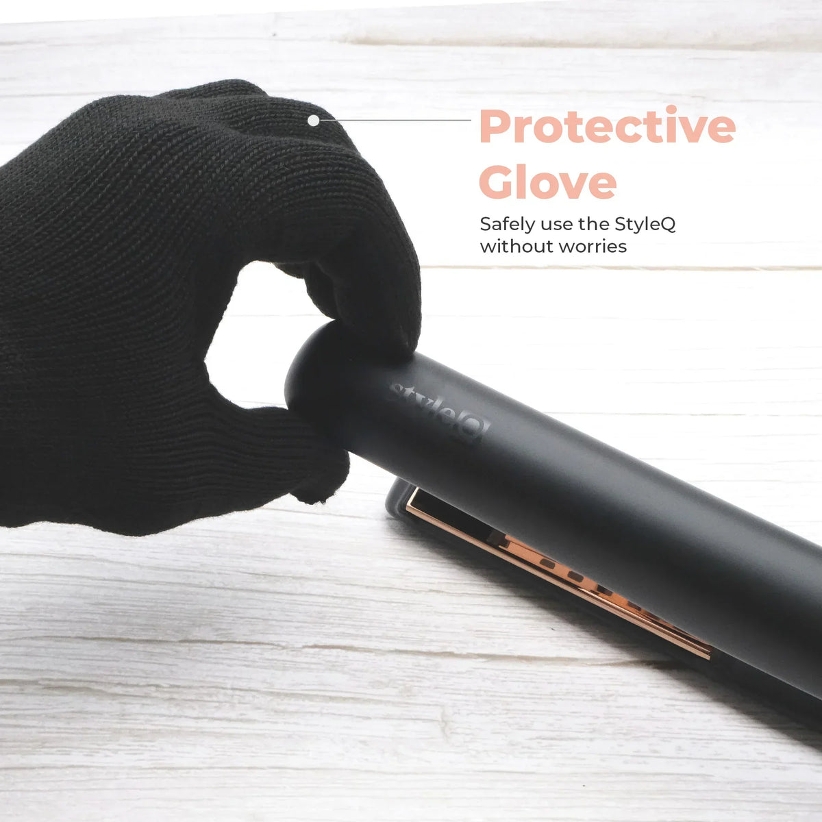 SRI StyleQ Black - Ionic Graphene Flat Iron